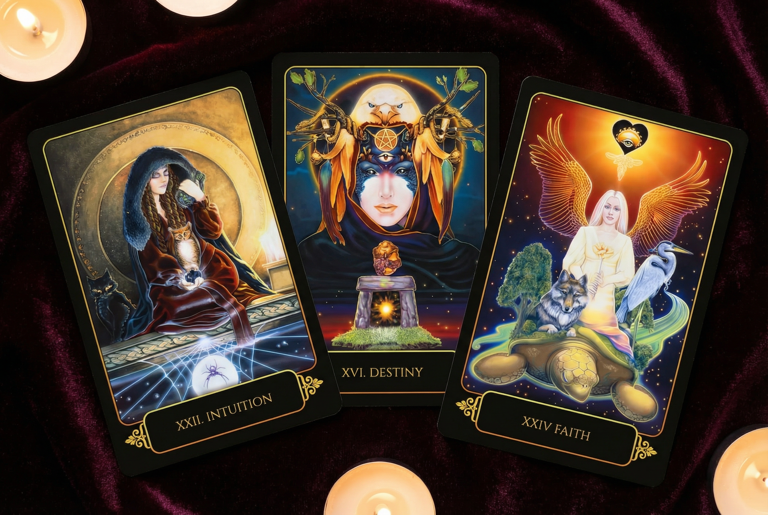 Dreams of Gaia Tarot - Intuition, Destiny, Faith